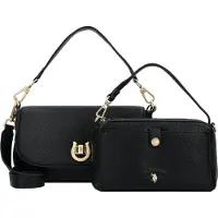 U.S. POLO ASSN. Schoudertas zwart