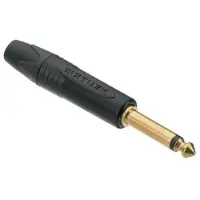 Neutrik NP2X-B 6,35mm Jack (m) connector - metaal - 2-polig / mono