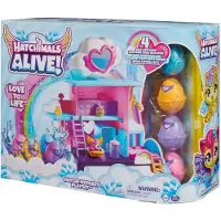 Spin Master Alive Hatchi-Nursery Speelset met 4 Minifiguren in Zelfuitbroedende Eieren 13 Accessoires Kinderspeelgoed voor Meisjes en Jongens vanaf 3 J