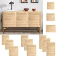 vidaXL Kastdeur met lamellen 99,3x39,4 cm massief grenenhout