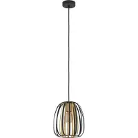 Eglo Encinitos Hanglamp - E27 - Ø 25,5cm - Staal - Zwart/Goud