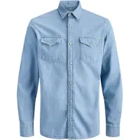 Jack & Jones Overhemd 'JJESheridan' blauw denim