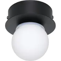 Eglo Mosiano plafondlamp - LED - Ø 11 cm - Zwart/Wit