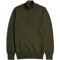 G-Star Trui 'Premium Core Half Zip Knit' grijs