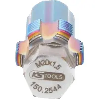 Ks Tools 150.2544 150.2544 Schroefdraad natapper Nasnijder Metrisch M20 x 1.5 1.5 mm Speciaal gereedschapsstaal 1 stuk(s)