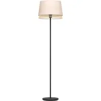 Eglo Tabley Vloerlamp - E27 - 153 cm - Natuur|Bruin|Zwart - Textiel