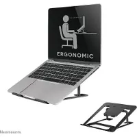 NeoMounts NSLS085BLACK Opvouwbare Laptopstandaard Zwart