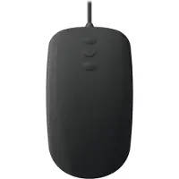 Contour Design Active KEY MMS AK-PMH3 Corded Muis Kabelgebonden Infrarood Zwart 3 Toetsen 1000 dpi Siliconemembraan volledig verzegeld (IP68), Ergonomisch, Geluidsarme