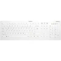 Contour Active Key AK-C8112-FUS-W/DE AK-C8112 Medical Keyboard mit IP68 Hygiene-Tastatur kabellos weiß