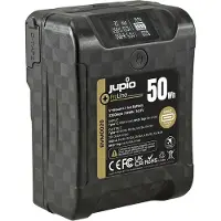 Jupio ProLine Extreme 50 V-Mount battery 3350mAh (50Wh) - LCD Display, USB-C PD 65W in/output, D-Tap in/output and USB-A output