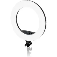 Caruba Round Vlogger 18 inch LED set met tas Black