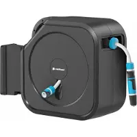 Cellfast - Wandslangenbox - automatische slanghaspel, 30m 1/2'' slang, sproeier, aansluitstukken, ERGO XL