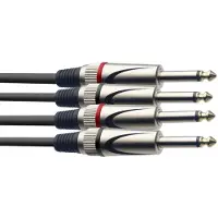 Stagg STC10P jackkabel twin 10 meter