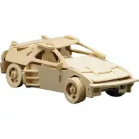 Pebaro houten bouwset Italiaanse sportwagen modelbouw speelgoed.