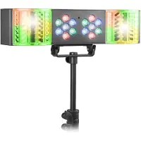 Fuzzix DerbyStar1 - Partybar - Met LED Wash en Derby - Inclusief