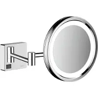 Hansgrohe Addstoris make-up spiegel led 3x vergroting chroom 41790000