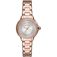 Emporio Armani Mia Dames Horloge in Roségoud AR11633