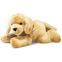 Steiff Zachte Cuddly Friends Hond Henny liggend blond, 50 cm