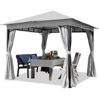 TOOLPORT Tuinpaviljoen Sunset Classic stone, 3x3m