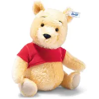 Steiff pluche Disney Winnie the Pooh knuffel - 26 cm geel.