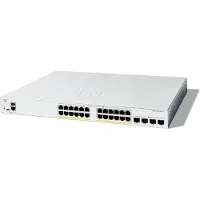 Cisco Catalyst 1200-24FP-4G - Switch - Laag 3 - Smart - 24 x 10/100/1000 (PoE+) + 4 x Gigabit Ethernet SFP - Geschikt voor montage in een rack - PoE+ (375 W)