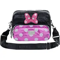 Disney Tas 'Minnie Mouse' pink / framboos / zwart / zilver