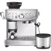 Sage Barista Express Impress Brushed Stainless Steel + uitklopbak