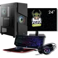 Peta AMD Ryzen 7 5700G Gaming Set- 32GB RAM - 1.0GB M.2 SSD - Nvidia GeForce RTX 5050 8GB - WiFi - Windows 11 Pro (GamePC + 24" FullHD monitor + toetsenbord + muis)