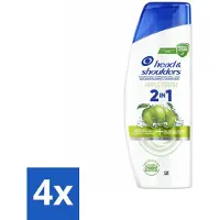 Head & shoulders – 2-in-1 – Apple Fresh – 300 ml - Voordeelverpakking - 4 stuks