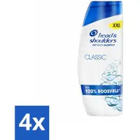 Head & shoulders – Shampoo – Classic – 625 ml - Voordeelverpakking - 4 stuks