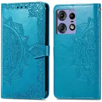 IMoshion Mandala Bookcase voor de Motorola Edge 50 Pro - Turquoise
