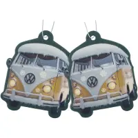 Brisa VW Collection - VW T1 Bulli Bus luchtverfrisser Volkswagen gelicentieerd voor auto/motorvoertuigen & thuis (kerstgeuren, Set van 2)
