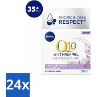 Nivea – Dagcrème – Q10 Power Sensitive SPF 15 – 50 ml - Voordeelverpakking - 24 stuks
