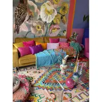 Gek op kussens! Velvet lila | 45 x 45 cm | kussenhoes | polyester