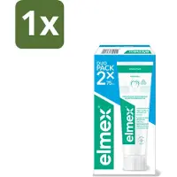 Elmex 1 x - Tandpasta - Sensitive Duopack - Gevoelige Tanden - 2 x 75 ml - Gevoelige Tanden - Aminfluoride - Tandpasta - Tandgevoel - Tandbederf