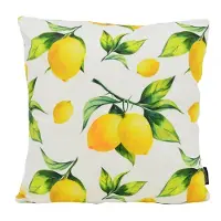 Gek op kussens! Citroenen /geel | 45 x 45 cm | kussenhoes | katoen/polyester