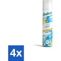 Batiste - Fresh - Droogshampoo - Koele en Schone Geur - Verfrist en Geeft Grip - 200ml - Voordeelverpakking - 4 stuks