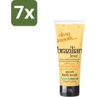 Treaclemoon 7 x – Body Scrub – Brazilian Love – 225 ml - Body Scrub - Exfoliatie - Braziliaanse Koffieolie - Suiker Scrub - Natuurlijke Huidverzorging