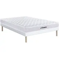 Vente-unique Set bedbodem + matras met veren WOLKENLOS van YSMÉE - 140 x 190 cm
