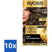 Syoss Oleo Intense - Haarverf - 5-54 - Licht Asbruin - 115ml x 10