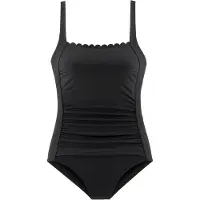 LASCANA Badpak 'Camilla' zwart / wit