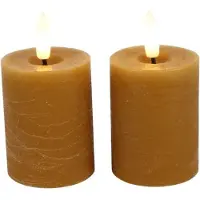 Countryfield Led stompkaarsen 2 stuks Amber