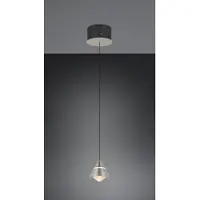 TRIO Design hanglamp Romeo enkel nikkel