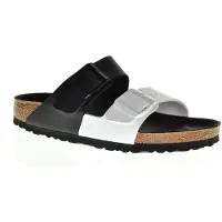 Birkenstock Arizona Split Black White Zwart Voetbed maat 35