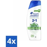 Head & shoulders – 2-in-1 – Menthol Fresh – 300 ml - Voordeelverpakking - 4 stuks