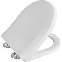 Aqualine Petit Toiletzitting, eenvoudig afneembaar, wit