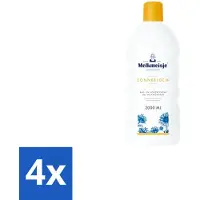 Melkmeisje – Bad & Douchecrème – Zonnebloem – 2000 ml - Voordeelverpakking - 4 stuks