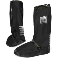 Perletti Zwart met camouflage band hoge regenoverschoen (Shoe Cover) van Perletti S