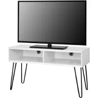 DOMUS Owen-Tv-meubel - 2 Vakken - Wit
