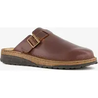Hush puppies leren pantoffels heren bruin maat 41